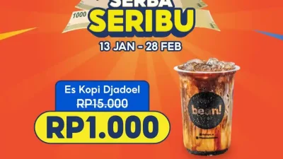 Promo Beanspot Spesial Es Kopi Djadoel Hanya Seribu