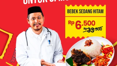 Promo Bebek Carok Spesial Hari Gizi Nasional Hanya 6 Ribuan