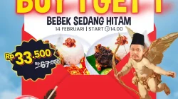 Promo Bebek Carok Spesial Valentine Beli 1 Gratis 1