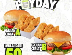 Promo Burger Bangor Gajian Ceria Harga Mulai 50 Ribu