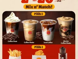 Promo Burger King Paket Kopi & Ngemil Harga Mulai 20 Ribu