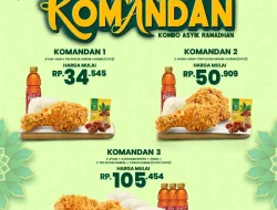 Promo CFC Paket KOMANDAN Harga Paket Mulai 34 Ribu