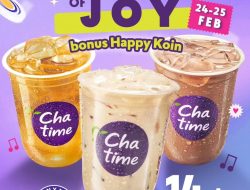 Promo Chatime Anniversary Ke 14 Minuman Hanya 14 Ribu