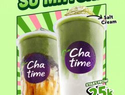 Promo Chatime Spesial Valentine Matcha Series Mulai 25 Ribu