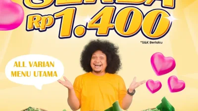 Promo Dadar Beredar Harga Spesial Hanya Rp 1.400 Semua Menu