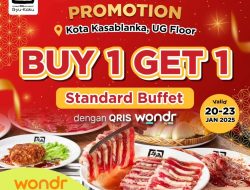 Promo Gyukaku Beli 1 Gratis 1 Spesial Opening KOTA KASABLANKA