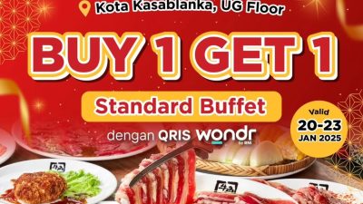 Promo Gyukaku Beli 1 Gratis 1 Spesial Opening KOTA KASABLANKA