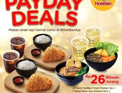 Promo Hokben Payday Deals Harga Spesial Hanya 26 Ribuan