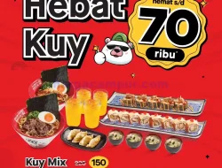Promo Ichiban Sushi Paket Hebat Kuy Diskon 70 Ribu