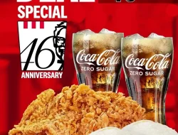 Promo KFC Spesial Ulang Tahun Ke 46 Double Deal Hanya 46 Ribuan