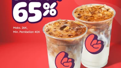 Promo Kopi Janji Jiwa Super Weekend Deals Diskon 65%