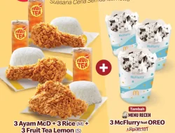 Promo McDonalds Harga Spesial Paket 3 Ayam 59 Ribu