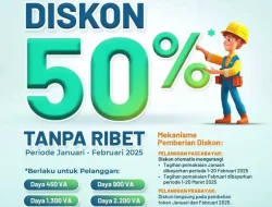 Promo PLN Hemat 50% untuk Pembelian Token Listrik Februari 2025