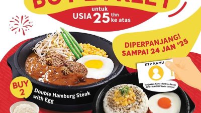 Promo Pepper Lunch New Year Big Deal Beli 2 Gratis 1