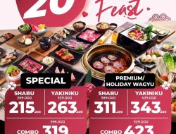 Promo Shaburi & Kintan Buffet Diskon 20% Spesial Valentine