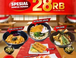 Promo Sushi Mentai Spesial Sumpah Pemuda Harga Serba 28 Ribu