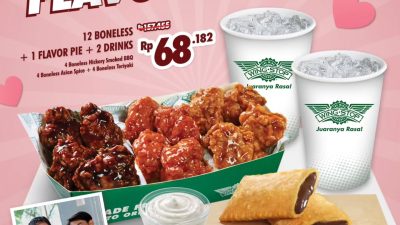 Promo Wingstop Terbaru Valentine SWEET FLAVOR BOX 68 Ribu