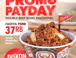 Promo Yoshinoya Payday Diskon 50% Double Beef Bowl