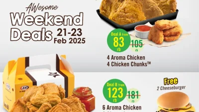 Promo AW Weekend Deals Terbaru 21 - 23 Februari 2025