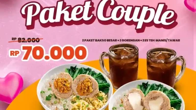 Promo Bakso Boedjangan Spesial Valentine Paket Couple 70 Ribu