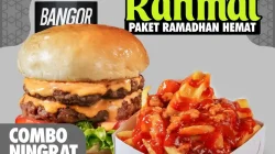 Promo Burger Bangor Pak Rahmat Combo Ningrat Mulai 70 Ribu