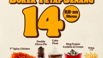 Promo Burger King Bokek Tetap Senang Harga Menu 14 Ribuan