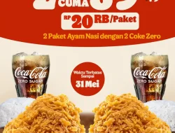 Promo Burger King Spesial Tanggal Tua 2 Paket Menu 39Ribu