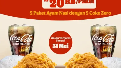 Promo Burger King Spesial Tanggal Tua 2 Paket Menu 39Ribu
