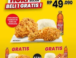 Promo CFC Hoki Awal Bulan Beli 1 Gratis 1 Harga 49 Ribuan