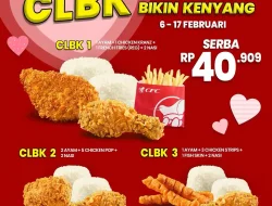 Promo CFC Spesial Valentine Paket CLBK Serba 40 Ribu