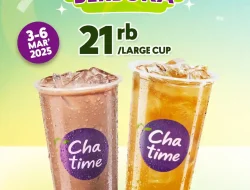 Promo Chatime Segarnya Berbuka Large Cup Hanya 21 Ribu