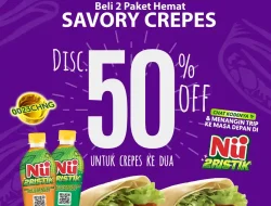 Promo Dcrepes Beli 2 Paket Hemat SAVORY CREPES Diskon 50%