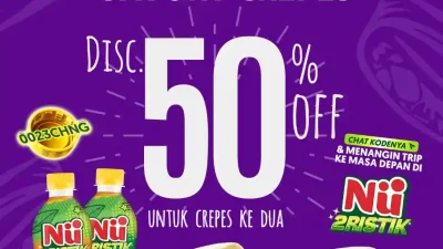 Promo Dcrepes Beli 2 Paket Hemat SAVORY CREPES Diskon 50%