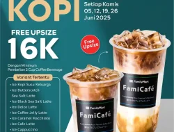 Promo FamilyMart Kamis Kopi Ukuran Large Hanya 16Ribu
