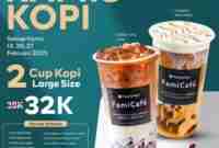 Promo FamilyMart Kamis Kopi Ukuran Large Hanya 16Ribu