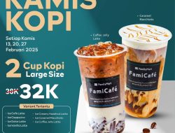 Promo FamilyMart Kamis Kopi Ukuran Large Hanya 16Ribu