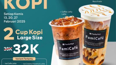 Promo FamilyMart Kamis Kopi Ukuran Large Hanya 16Ribu