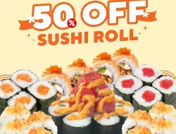 Promo Genki Sushi Harga Spesial Sushi Roll Diskon Hingga 50%