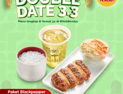 Promo Hokben Spesial 3.3 Blackpepper Miso Chicken 33 Ribu