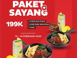 Promo Holycow Spesial Velentine Paket Sayang 199 Ribu