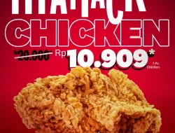 Promo KFC Attack Chicken Harga Hanya 10 Ribu