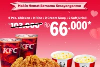 Promo KFC Valentine Sweet Deal Harga Spesial Hanya 66 Ribu