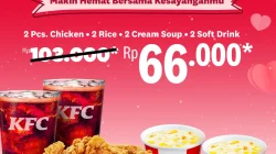 Promo KFC Valentine Sweet Deal Harga Spesial Hanya 66 Ribu