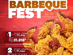 Promo KFC Winger Barbeque Fest Harga Paket Mulai 31 Ribu