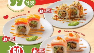 Promo Kimukatsu Ayce Makan Sushi Sepuasnya Hanya 99 Ribu