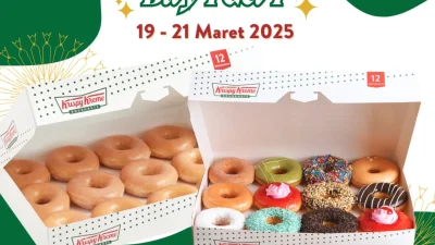 Promo Krispy Kreme Spesial Buka Puasa Beli 1 Gratis 1