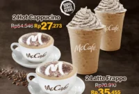 Promo McDonalds McCafe Beli 1 Gratis 1 Cappucino Atau Latte Frappe