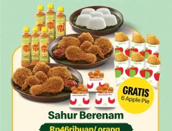 Promo McDonalds Paket Sahur Mekdi Ber-4 Hanya 195 Ribu