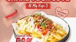 Promo My Kopi-O Spesial Valentine Diskon 50% Loaded Fries