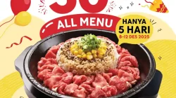 Promo Pepper Lunch Anniversary Ke 19 Diskon 50% All Menu